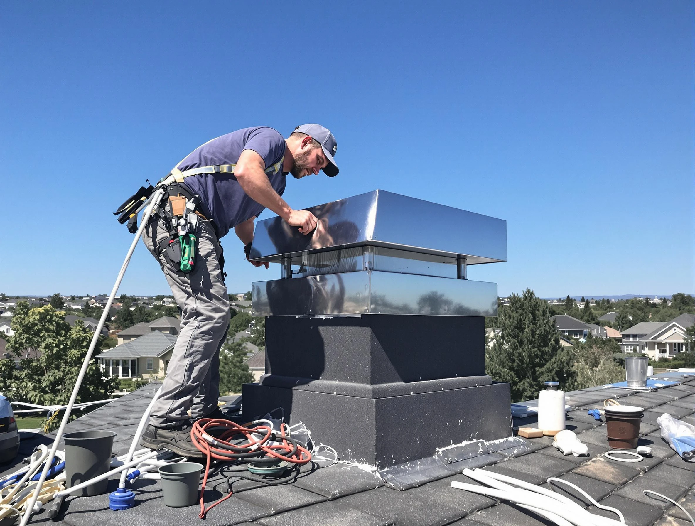 Chimney Cap Services service in North Brunswick, NJ